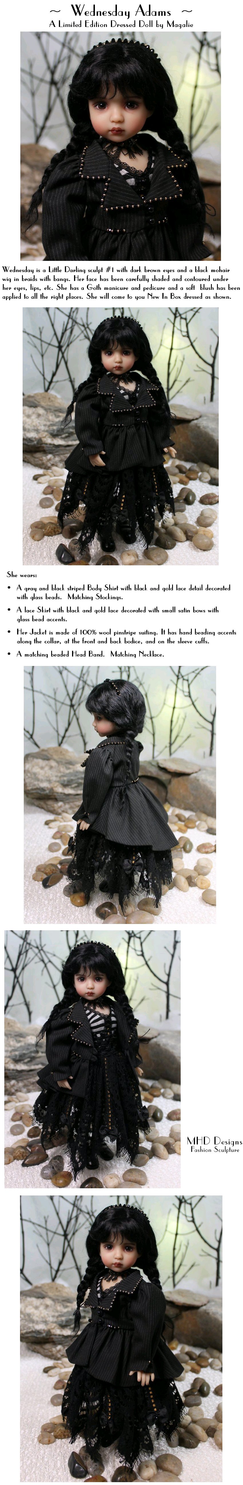 Wednesday Adams Doll Composite