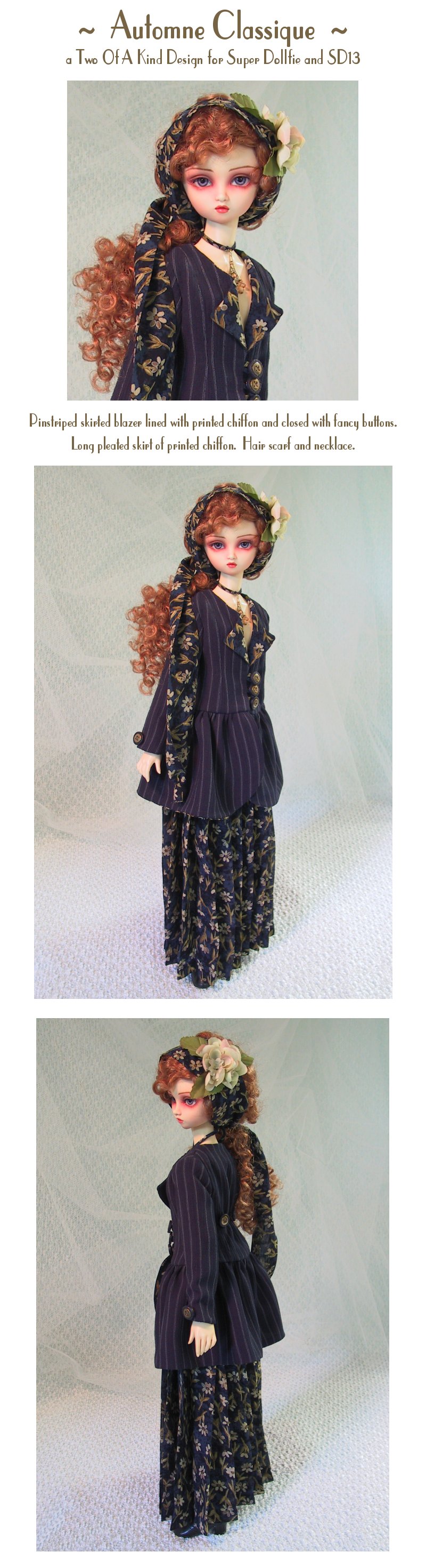 MHD Designs - 


Autumn Classic - for Super Dollfie and SD13


