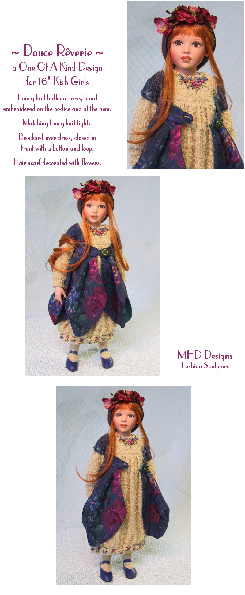 MHD Designs - 


Sweet Daydreams - for 16 Inch Kish Girls


