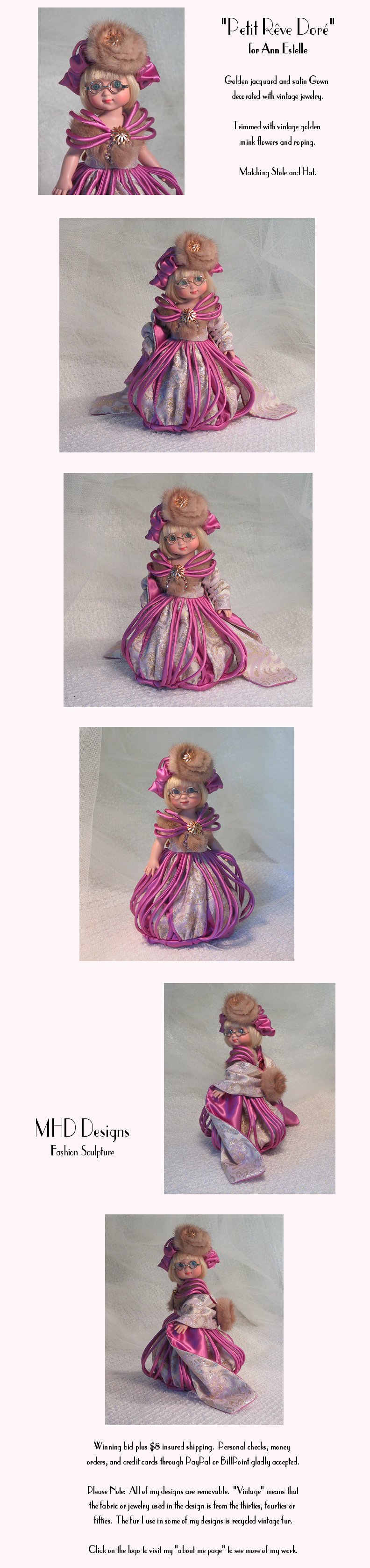 MHD Designs - Little Golden Dreams - for Ann Estelle