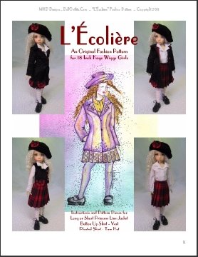 MHD Designs - 18 Inch Ball Jointed Doll Fashion Pattern Page